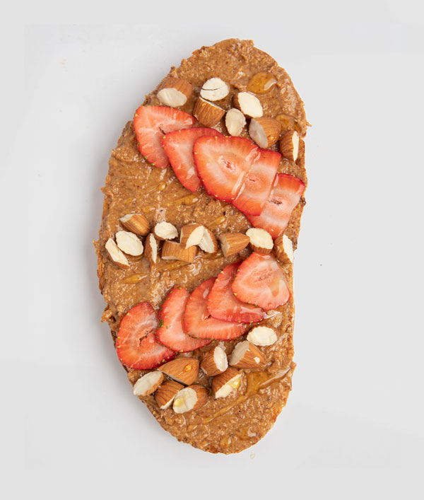 ALMOND BUTTER STRAWBERRY TOAST