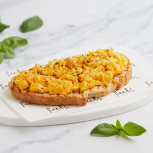 Scrambled Eggs with Cheese and Herbs