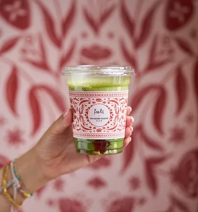 Summer Bloom Strawberry Matcha